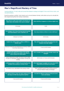 Math time flashcards grade 3 greater depth