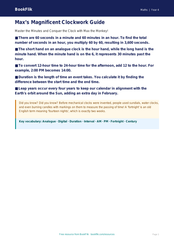 Math time poster grade 3 greater depth worksheet preview — Maths Time