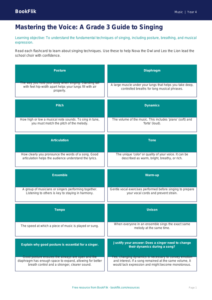 Singing Flashcards Grade 3 Free | Music Theory | BookFlik