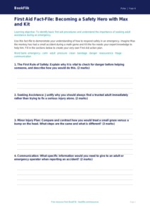 First Aid Kit Essentials: Grade 3 Health Lesson | BookFlik