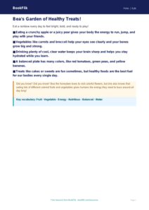 Free Healthy Eating Poster | Pre-K | Health & Wellness | BookFlik