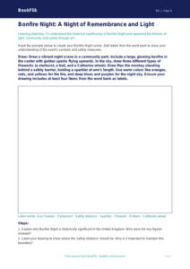 Bonfire Night History & Art Activity | Grade 3 Social Studies | BookFlik