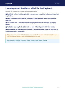 Free Buddhism Poster for Pre-K | Social Studies | BookFlik