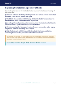 Christianity Facts for Kids | Grade 3 Social Studies | BookFlik