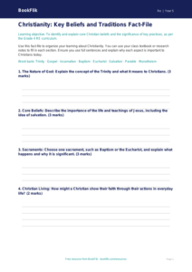 Christianity Lesson Plan & Template | Grade 4 Social Studies | BookFlik