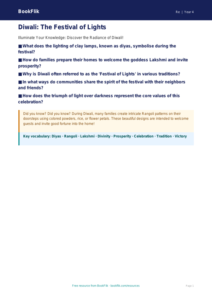 Free Diwali Poster | Grade 3 | Social Studies | BookFlik