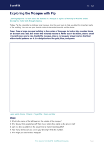 Free Islam Drawing Sheet | Pre-K | Social Studies | BookFlik