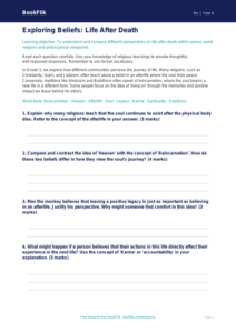 Grade 3 Traditions and Remembrance Worksheet | Social Studies | BookFlik