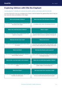 Free Sikhism Flashcards | Grade 4 | Social Studies | BookFlik