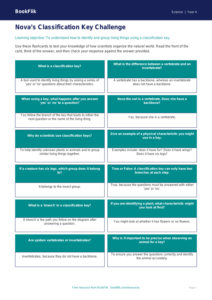 Free Classification Keys Flashcards | Grade 3 | Science | BookFlik