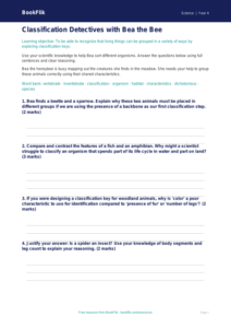 Free Living Things Worksheet | Grade 3 | Science | BookFlik