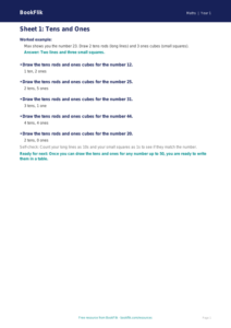 Free 3A Track Sheet | Kindergarten | Math | BookFlik