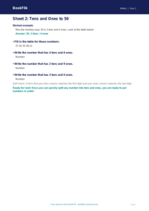 Free 3A Track Sheet | Kindergarten | Math | BookFlik