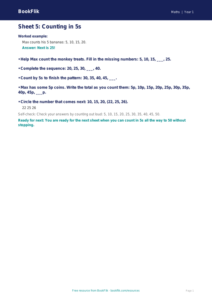 Free 3A Track Sheet | Kindergarten Math Practice | BookFlik