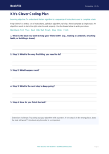 Free Algorithms Template | Foundation | Computing | BookFlik