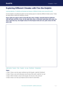 Free Climate Drawing Sheet | Year 4 | Geography | BookFlik