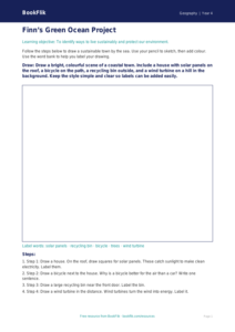 Free Sustainability Drawing Sheet | Year 4 | Geography | BookFlik