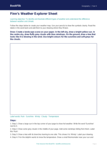 Free Weather And Climate Drawing Sheet | Year 4 | Geography | BookFlik