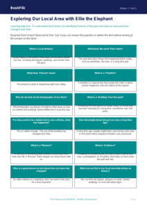 Free Local History Flashcards | Year 1 | History | BookFlik