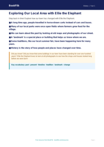 Free Local History Poster | Year 1 | History | BookFlik