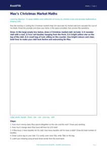Free Christmas Maths Drawing Sheet | Year 1 | Maths | BookFlik