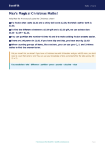 Free Christmas Maths Poster | Year 2 | Maths | BookFlik