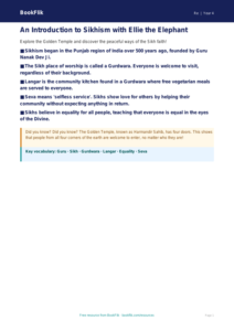 Free Sikhism Poster | Year 4 | Religious Education | BookFlik
