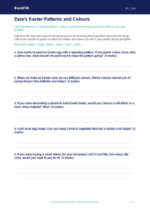 Free Easter Art Worksheet | Nursery / LKG | Art | BookFlik