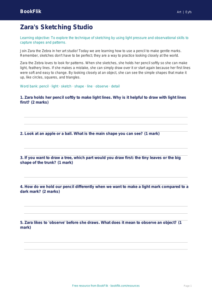 Free Sketching Worksheet | Nursery / LKG | Art | BookFlik