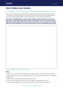 Free Watercolour Drawing Sheet | Nursery / LKG | Art | BookFlik