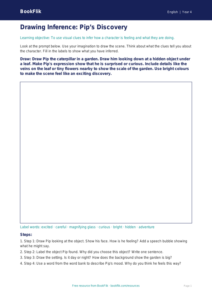 Free Inference Drawing Sheet | Class 4 | English | BookFlik