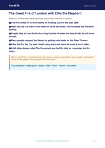 Great Fire of London Facts for Kids | Class 1 History | BookFlik