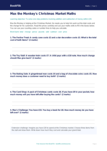 Free Christmas Maths Template | Class 1 | Maths | BookFlik