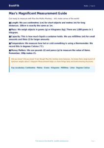 Free Measurement Poster | Class 2 | Maths | BookFlik