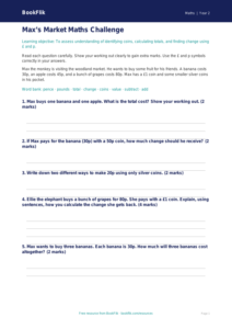 Free Money Assessment | Class 2 | Maths | BookFlik