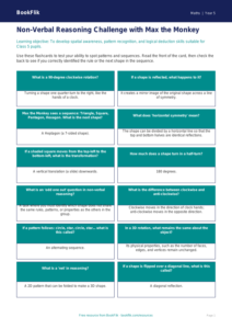 Non Verbal Reasoning Practice: Class 5 Maths Patterns | BookFlik