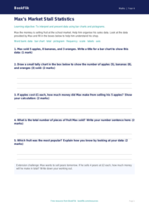 Free Statistics Template | Class 4 | Maths | BookFlik