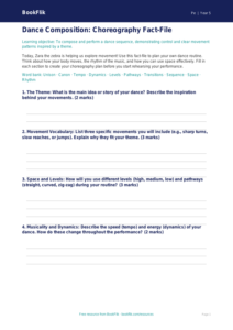 Dance Template for Class 5 | CBSE PE Curriculum | BookFlik