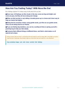 Free Mental Health Poster | Nursery / LKG | Life Skills | BookFlik