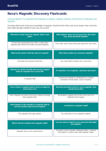 Free Magnets Flashcards | Class 5 | Science | BookFlik