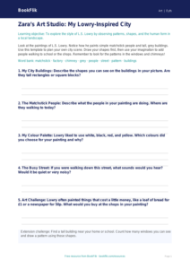Free L.S. Lowry Art Worksheet | EYFS Core Resources | BookFlik