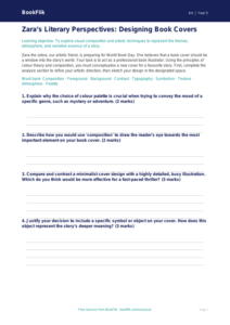 Free World Book Day Art Activity Sheet | Year 5 Greater Depth | BookFlik