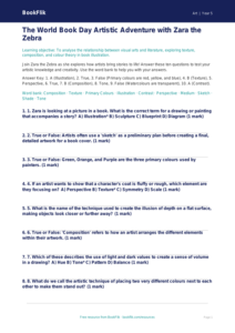 Free World Book Day Art Quiz | Year 5 Greater Depth | BookFlik
