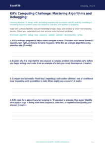 Free Coding Worksheet | Year 5 Greater Depth | BookFlik
