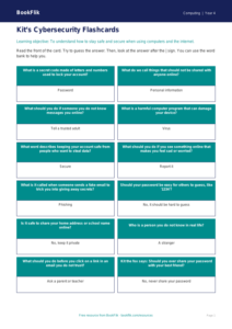 Free Cybersecurity Flashcards | Year 4 Supported | BookFlik