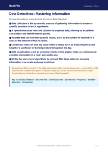 Free Data Handling Poster | Year 5 Greater Depth | BookFlik