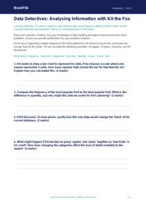 Free Data Handling Worksheet | Year 5 Greater Depth | BookFlik