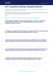 Free Networks Worksheet | Year 5 Greater Depth | BookFlik