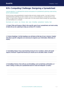 Free Spreadsheets Template | Year 5 Greater Depth | BookFlik