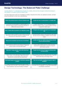 Free Healthy Meals Flashcards | Year 5 Greater Depth | BookFlik